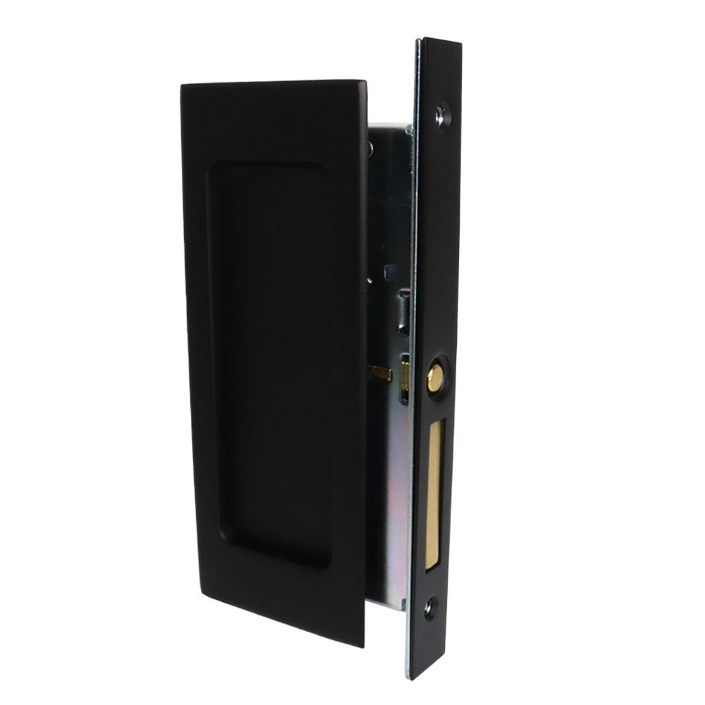 EMTEK Emtek 2114US19134 Pocket Door Mortise Lock Flat Black