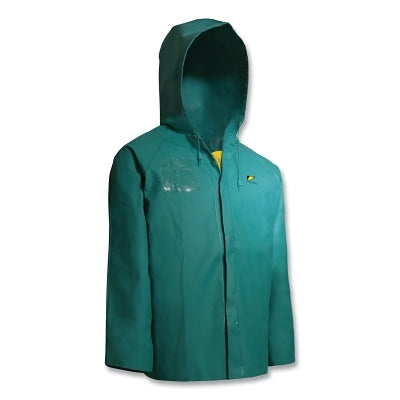 Dunlop Protective Footwear 7103400.2X Chemtex Jacket with Hood 2X-Large PVC Green