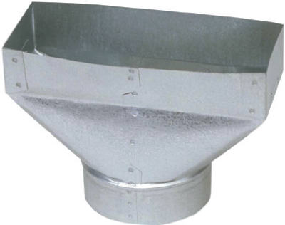 TRUE VALUE GV0704-C 4 x 10-Inch To 6-Inch Galvanized Universal Boot