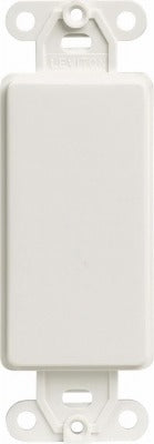 LEVITON Leviton Mfg Co 022-80414-02W Blank Decora Insert 5 Pack