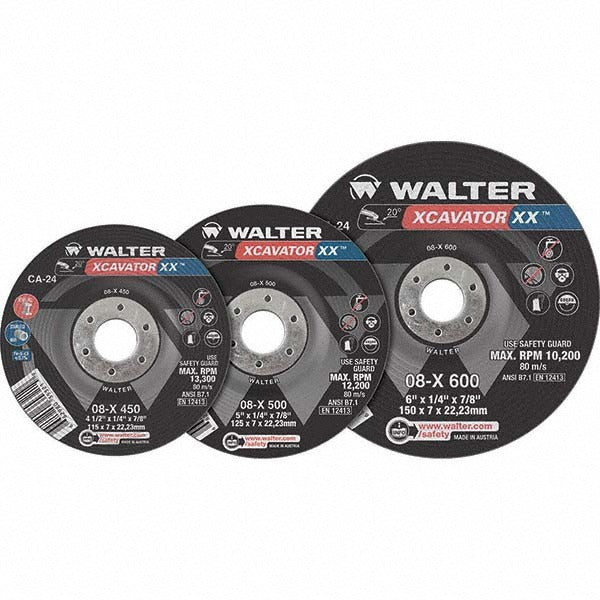 WALTER Walter Surface Technologies 08X450 Type 27 Grinding Wheel