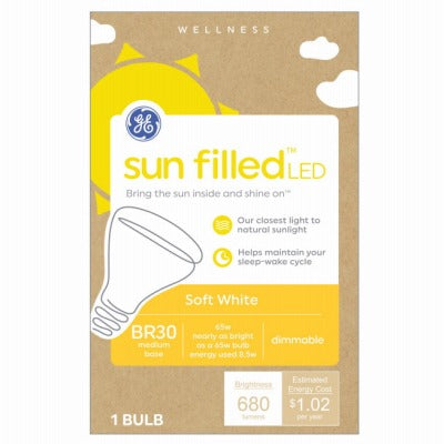 GE G E Lighting 93129186 BR30 Led Bulb 8W 2700K 680 Lumens