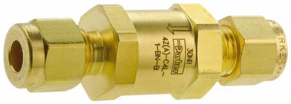 PARKER Parker 2Z-C2L-1-BN-B Check Valve 1/8 Inch Brass 3000 Wog