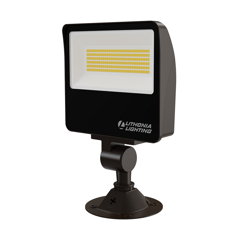 Lithonia Lighting ESXF2-ALO-SWW2-KY-DDB-M2 56W LED Floodlight, Selectable Lumens 3500 - 7500, Switchable CCT 3K/4K/5K