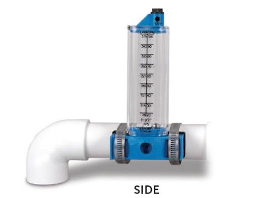 Rola-Chem 570351S 2 PVC Side Mount Flowmeter | 40-140 GPM