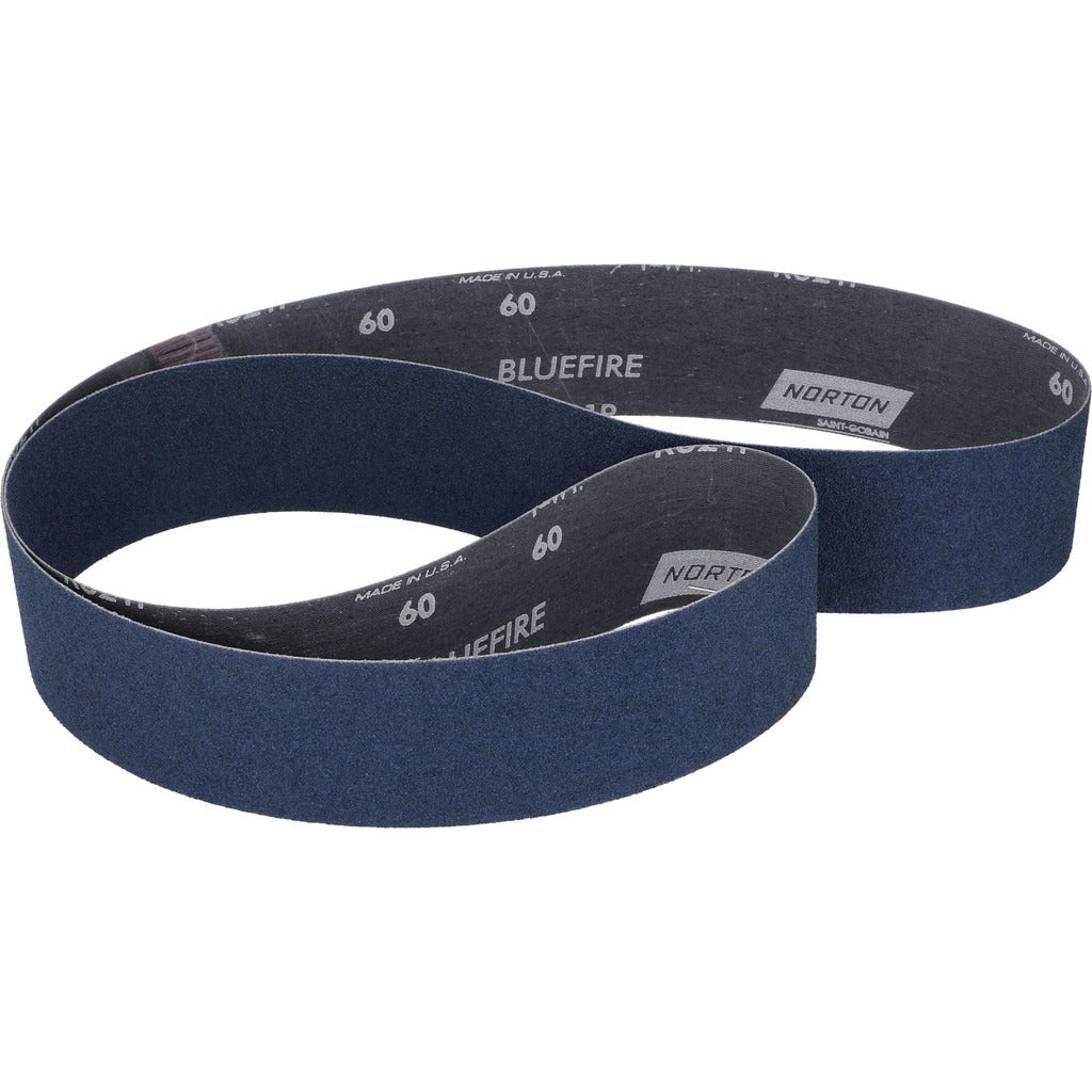NORTON Norton 78072727232 Abrasive Belt 60 Grit 2.5x60 in Zirconia
