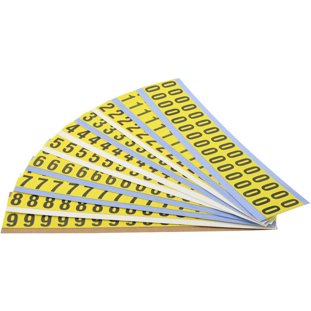 STRANCO Stranco SB3CP-NUM Number Label Combo Pack Vinyl
