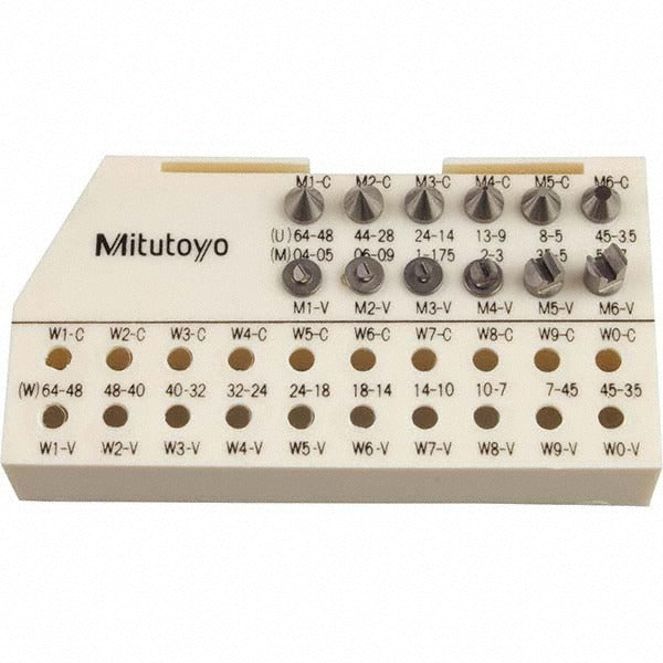 MITUTOYO Mitutoyo 126-800CAL Screw Thread Micrometer Anvil Set