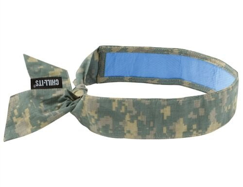 ERGODYNE Ergodyne 12562 Chill-its 6700CT Cooling Bandana Tie Camo