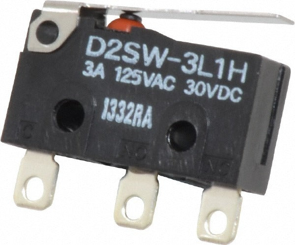 OMRON Omron D2SW-3L1HS Snap Action Switch Spdt 3A Hinge Lever