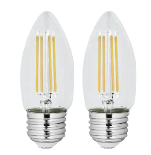 FEIT ELECTRIC Feit Electric BPETC60927CAFIL/2/RP Performance LED 5.5W (3.5 in H x 1.7 in D, 2 Pack) BPETC60927CAFIL/2/RP