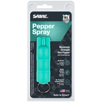 SABRE Sec HC-14-MT-01 Pepper Spray 0.54 Oz Mint Key Case