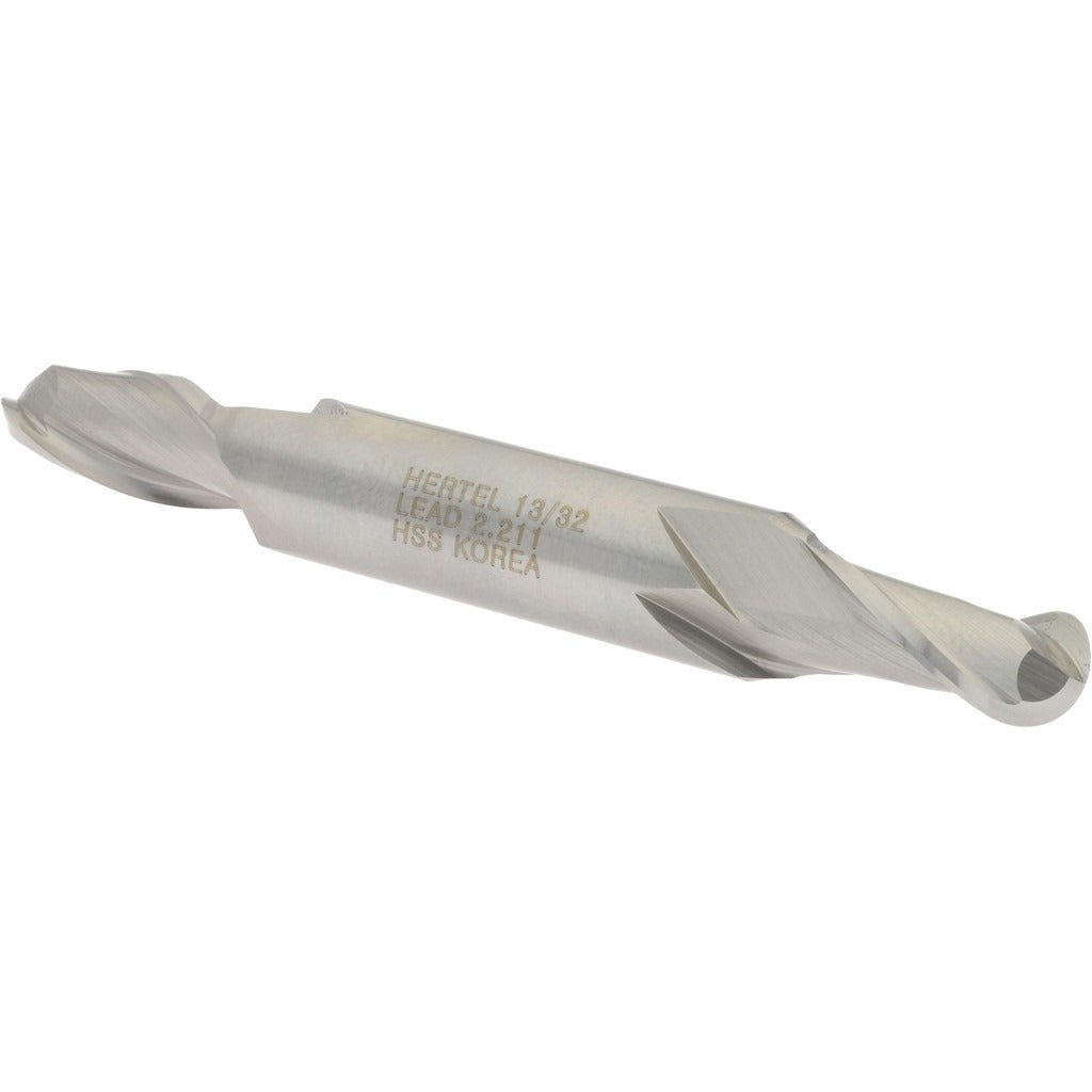 HERTEL Hertel E211202601 Ball End Mill 0.4063 in 2 Flute Hss