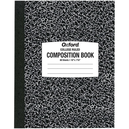 OXFORD Oxford OXF26252 Composition Notebook 80 Sheets College Ruled