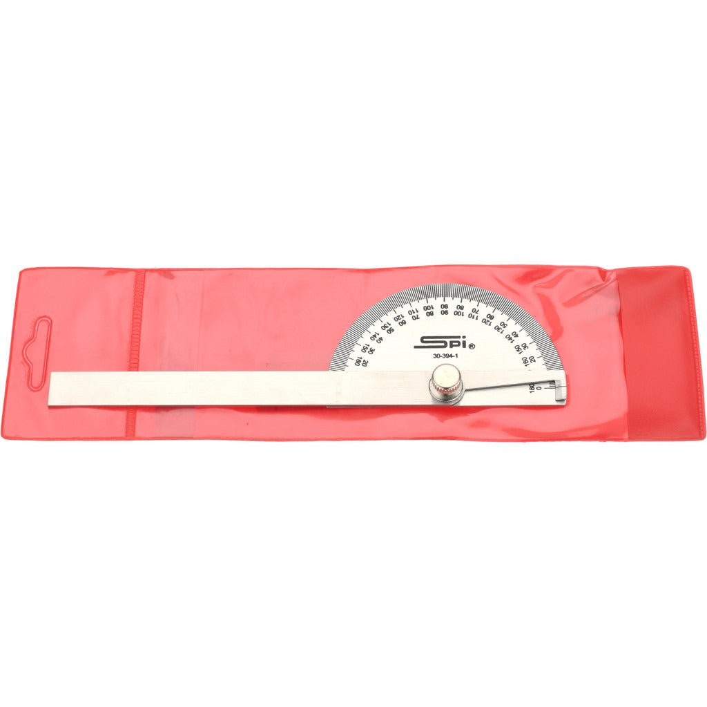 SPIROTHERM Spi 30-394-1 Protractor Half Round Head 6 Inch Blade