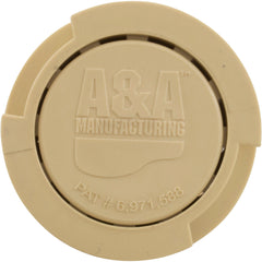 A&A Manufacturing 565634 Gamma Series 4 Adjustable Flow Cleaning Head Tan