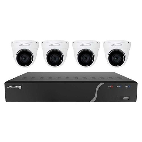SPECO Speco ZIPWL4D1 4-channel Poe Nvr Kit 4 Turret Cameras