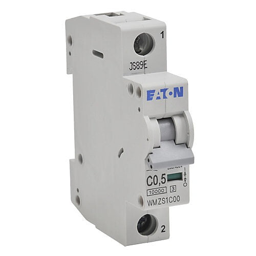 EATON Eaton WMZS1C00 UL 1077 WMZS Din Rail Supplementary Protector 0.5 A (1 Pack) FAZ-C0P5-1-SP