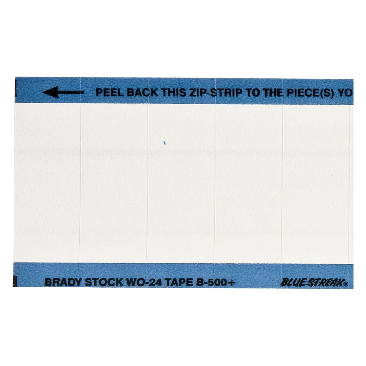 BRADY Brady WO-24 Write-On Labels 0.625 in H x 1.5 in W (Card of 14)