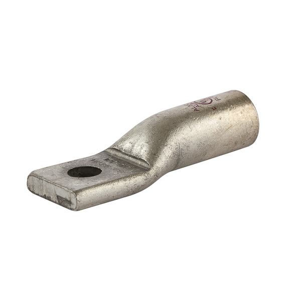 NSI Industries AL3/0-38 3/8 Inch 3/0 AWG Ruby Aluminum Standard Barrel 1-Hole Compression Lug