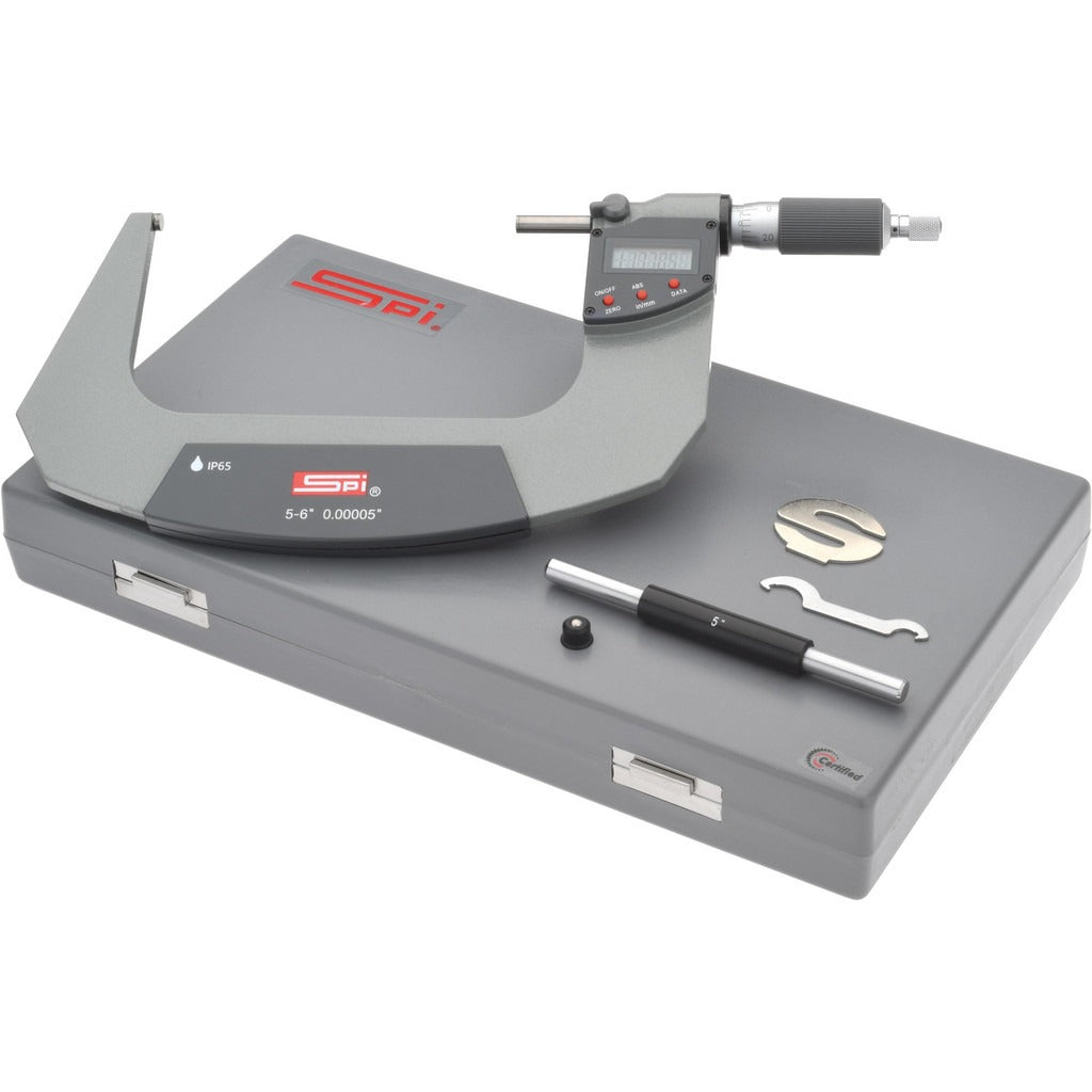 SPIROTHERM Spi CMS150410008 Electronic Outside Micrometer 6 in IP65