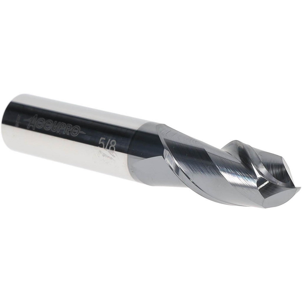 ACCUPRO Accupro 12184042 Ball End Mill 0.625 in 2 Flute Solid Carbide
