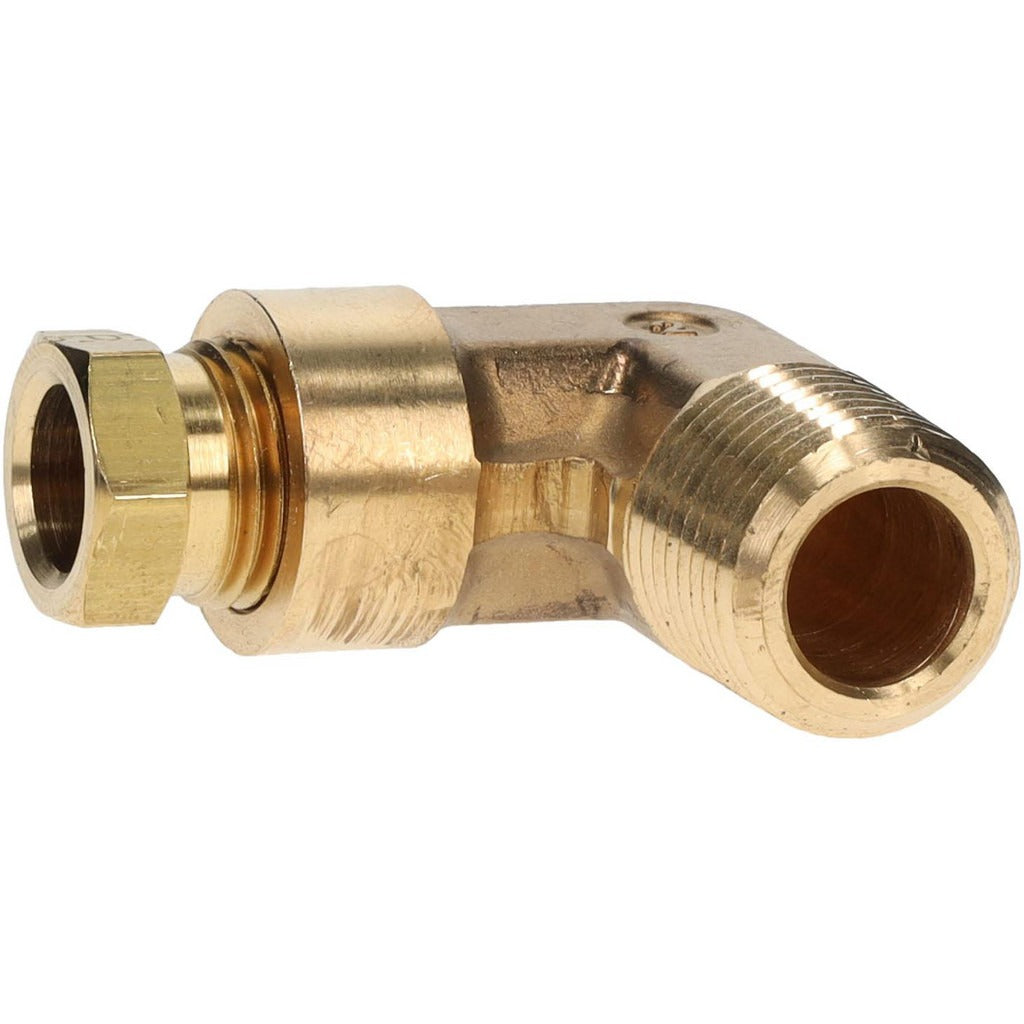 PARKER Parker 169HD-6-6 Compression Male Elbow 3/8 in Brass