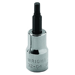 Wright Tool 32-06MM 3/8 Drive Hex Type Metric Socket with Bit, 6mm