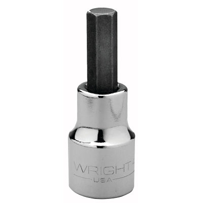 Wright Tool 4212 1/2 Dr. Hex Bit Socket 1/2 in Drive 3/8 in Tip