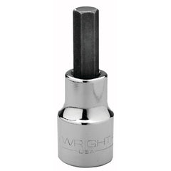 Wright Tool 4212 1/2 Dr. Hex Bit Socket 1/2 in Drive 3/8 in Tip