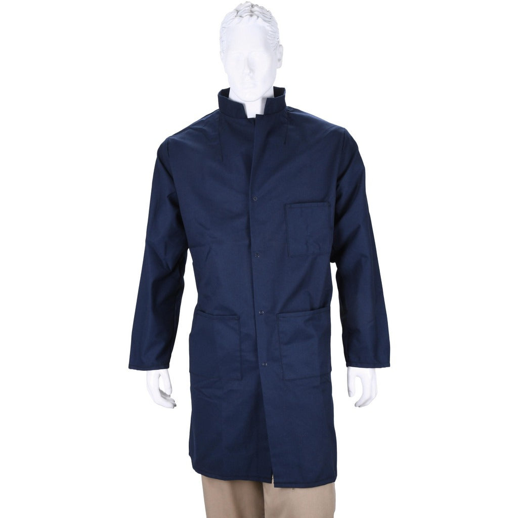 PRO-SAFE Pro-safe PS-850PCN-M Lab Coat Navy Blue Medium