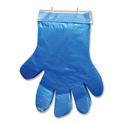 Reddi-2-Go R2GO-BLU-8K Poly Gloves on Wicket Blue 8K