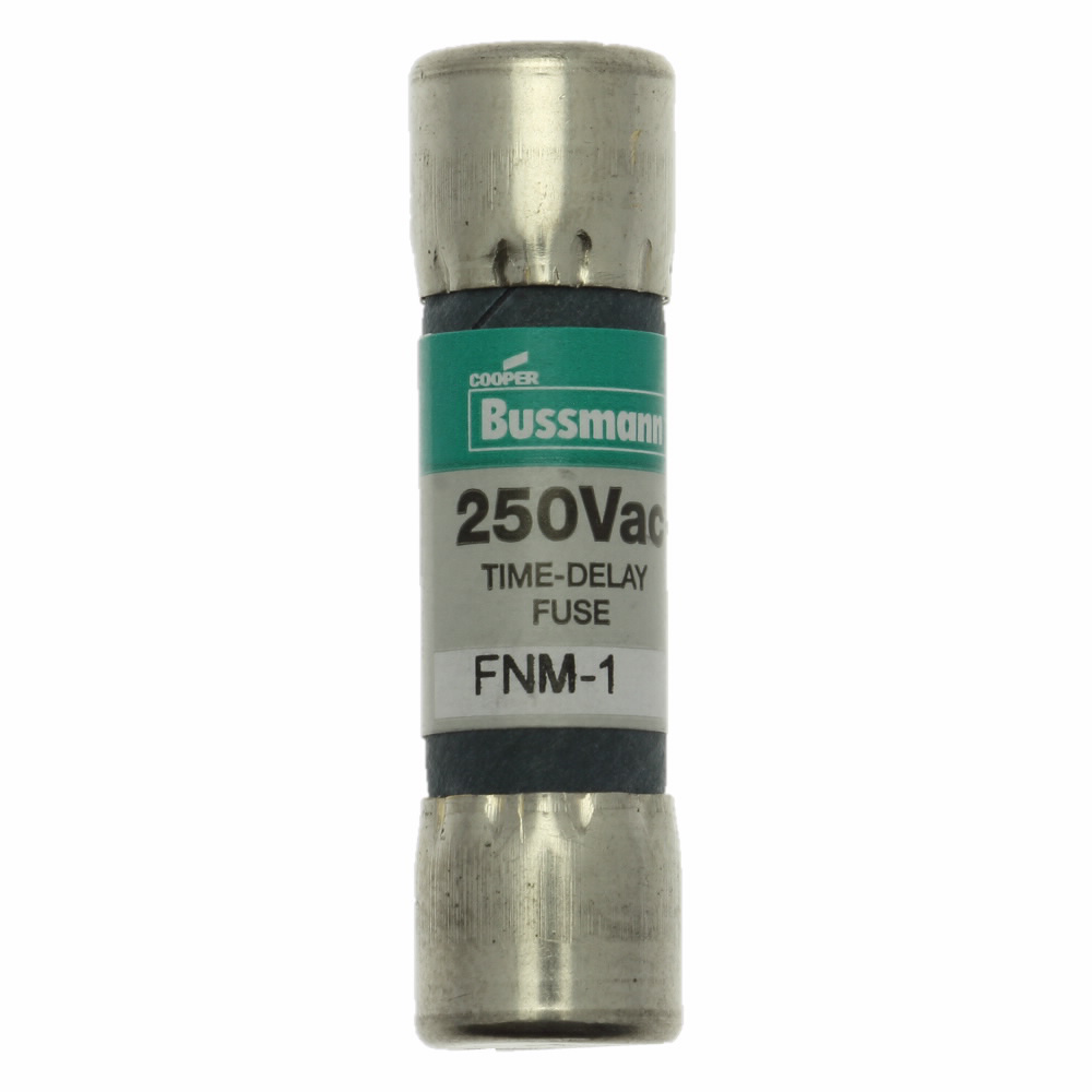 Bussmann FNM-1 Time Delay Fuse 1A 250VAC 35/10000A Supplemental