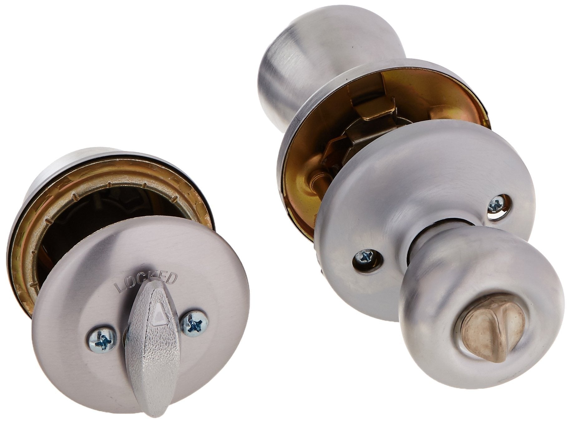 KWIKSET Kwikset 690T26D Keyed Entry Knob Deadbolt Combo Smartkey Satin Chrome