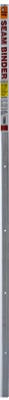 FROST KING Thermwell H333FS/6 Satin Silver Fluted Seam Binder