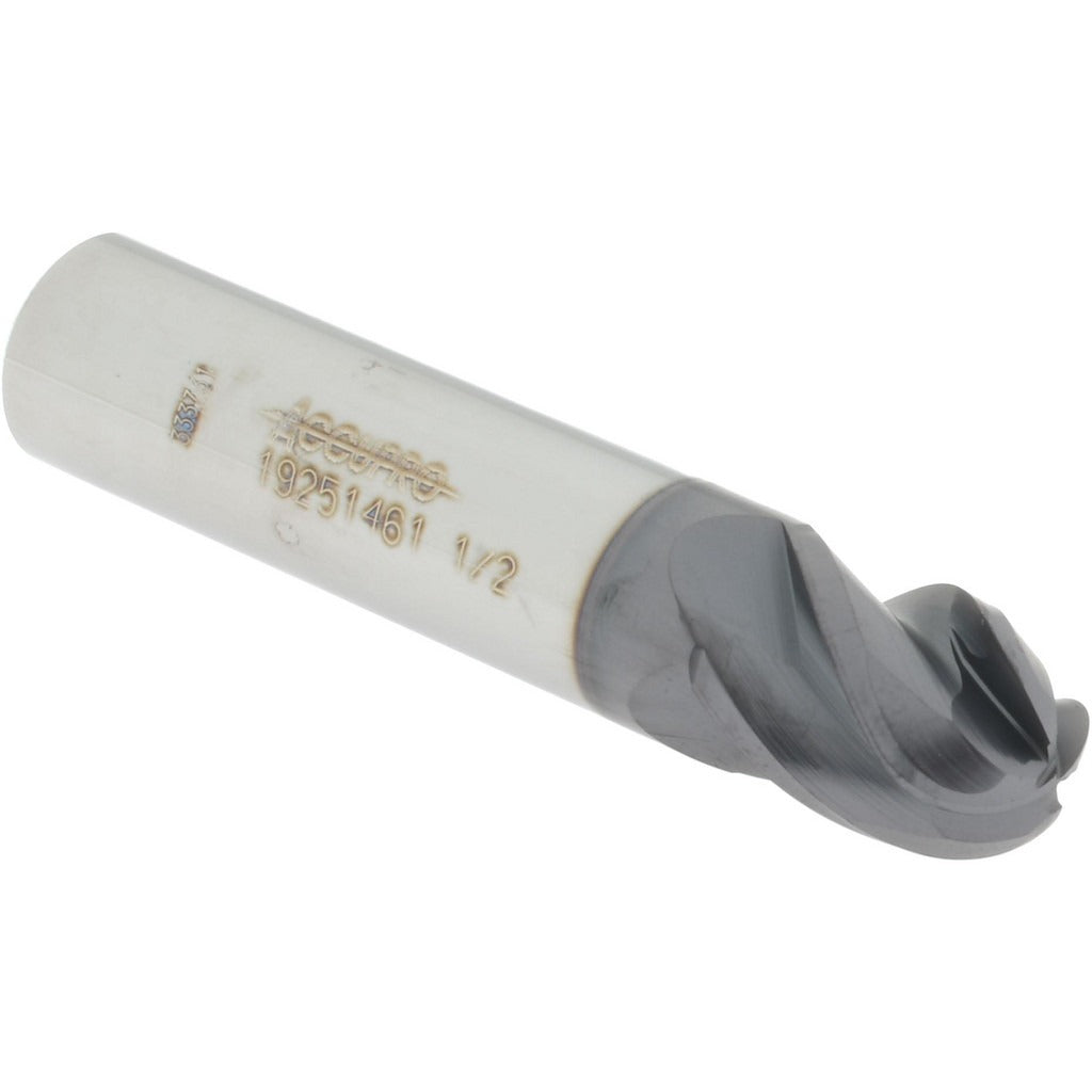 ACCUPRO Accupro 14556481 Ball End Mill 0.5 in 4 Flute Solid Carbide