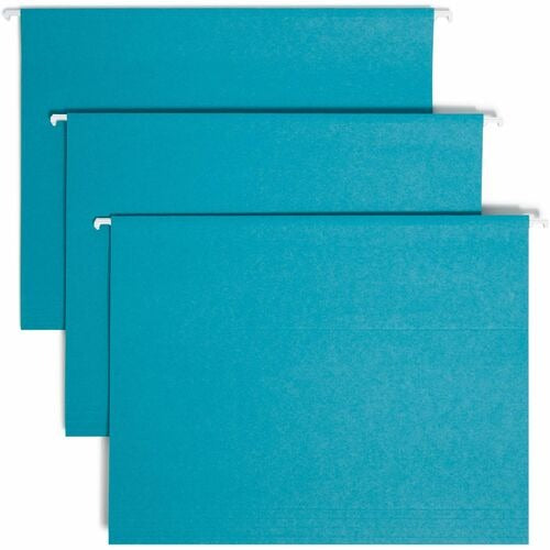 SMEAD Smead SMD64074 Hanging File Folder Teal Letter 25-pack