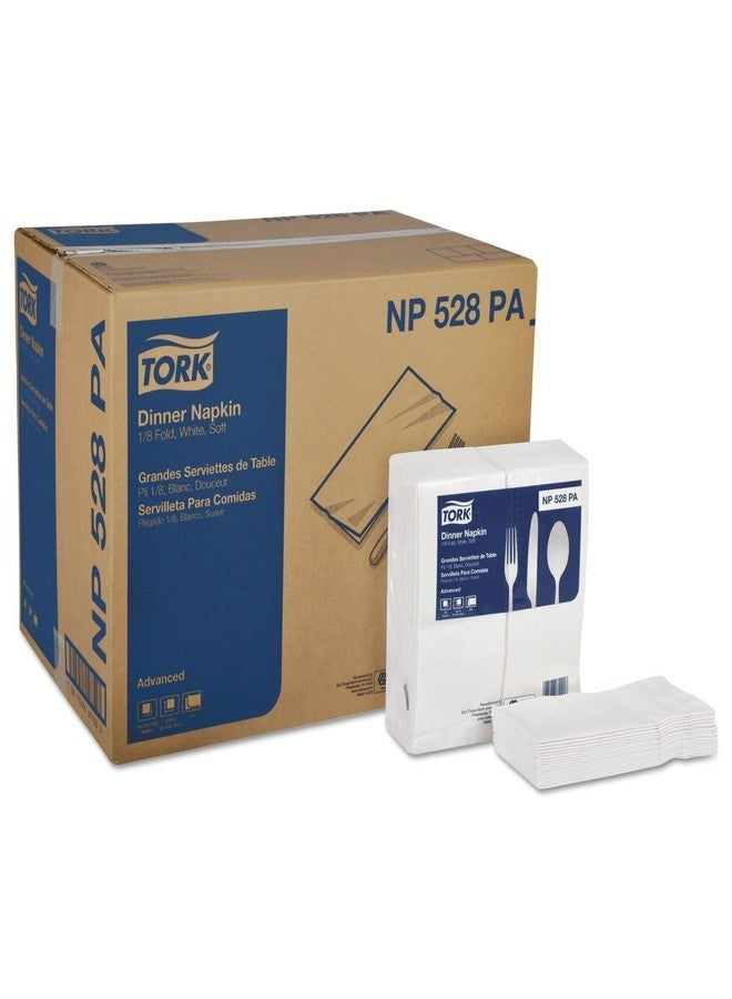 TORK Tork TRKNP528PA Soft Dinner Napkin Tall 1/8 Fold (100 Pack) NP528PA