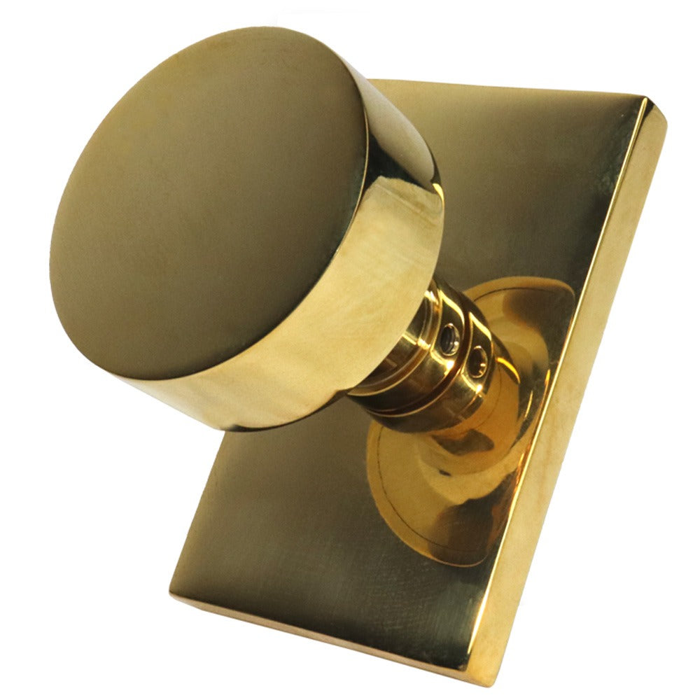 EMTEK Emtek 5212ROUUS3NL Round Knob Privacy Lockset Unlacquered Brass