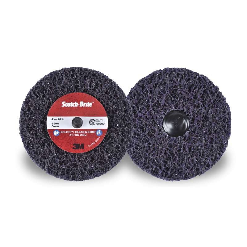 3M 3M 7100173794 Scotch-Brite Roloc+ Clean and Strip XT Pro Disc 4 in x 1/2 in (Case of 10) 3MA638060-21552