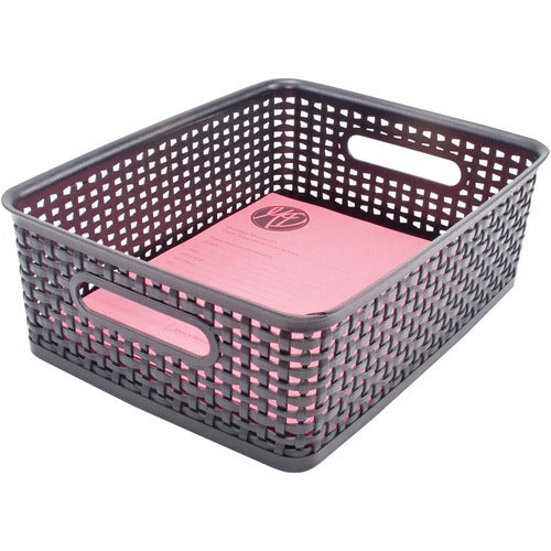 ADVANTUS Advantus Corp. AVT40327 Plastic Storage Bin Pack of 2