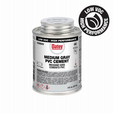 OATEY Oatey Company 30884 Pvc Medium Bodied Cement Gray 8 Oz