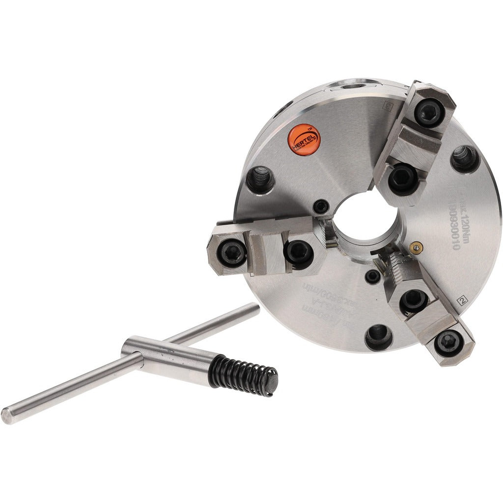 HERTEL Hertel 1-101-0600 3-jaw Lathe Chuck 6 Inch Plain Back