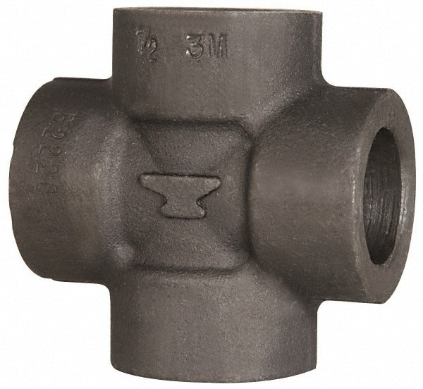 ASC ENGINEERED SOLUTIONS Anvil 0362038002 Black Steel Cross Fitting 1-1/4 in Class 3000