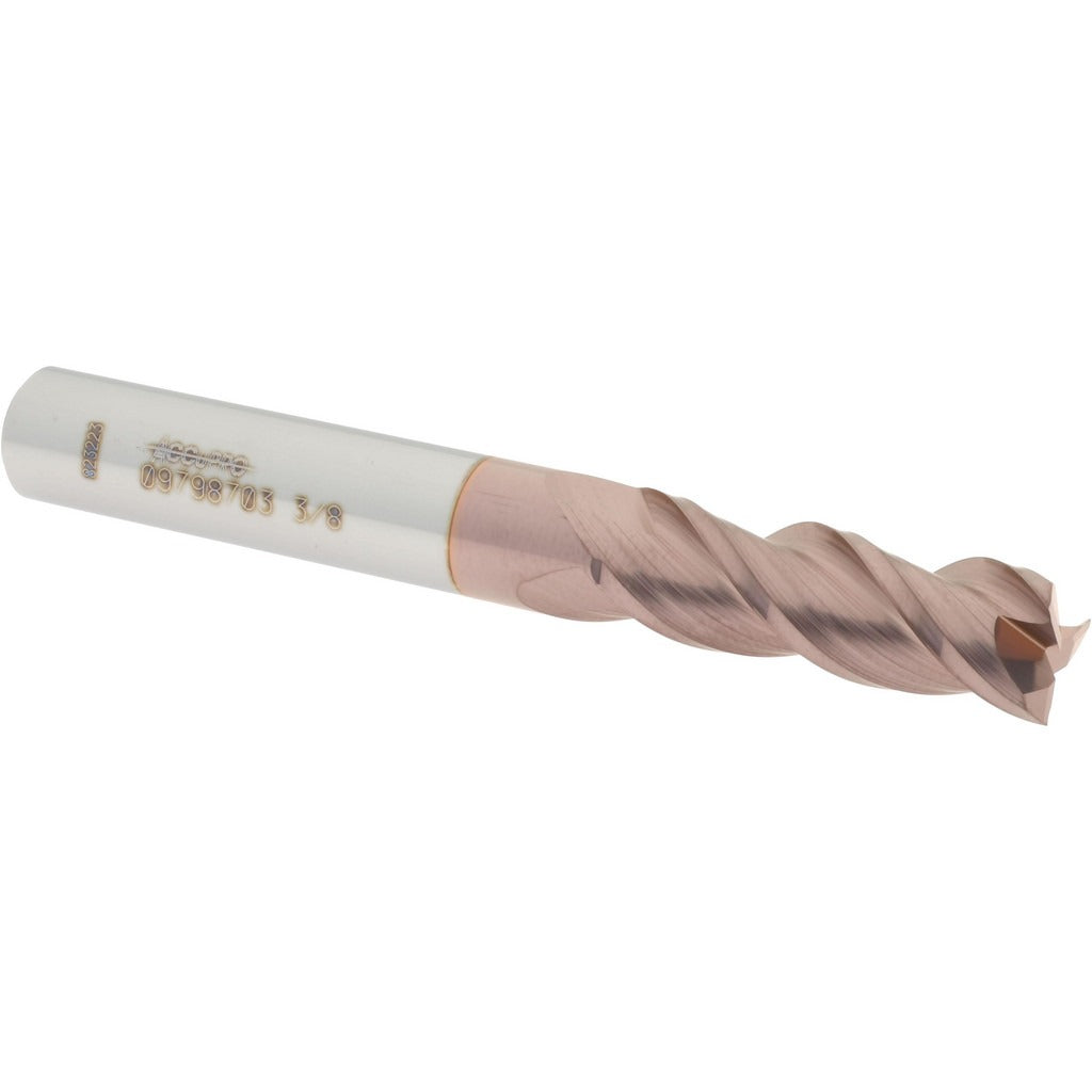 ACCUPRO Accupro 12182218 Square End Mill 3/8 Inch 3 Flute Carbide
