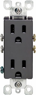 LEVITON Leviton Mfg Co S05-05325-0ES Decora Duplex Outlet 15A