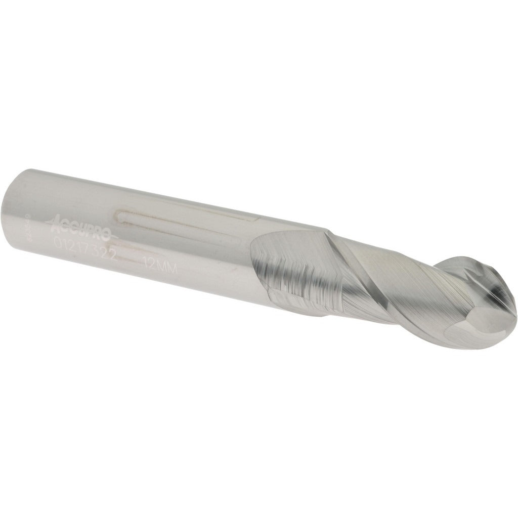 ACCUPRO Accupro 12184025 Ball End Mill 0.4724 in 2 Flute Carbide