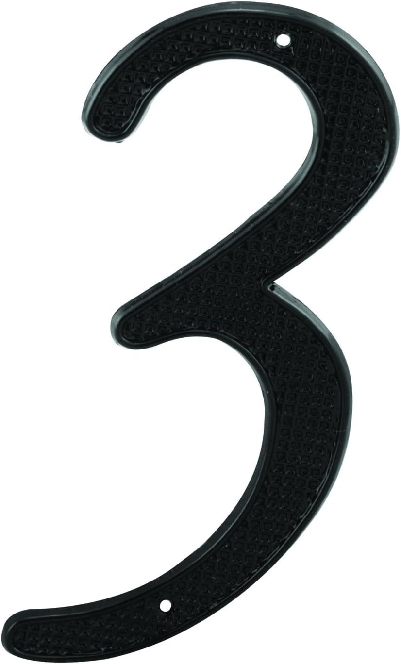 PRIME-LINE Prime-Line MP4113 house number 3 4 in (pack of 2)