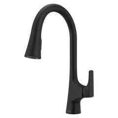 Pfister GT529-NRB Norden Single Handle Pull Down Kitchen Faucet in Matte Black