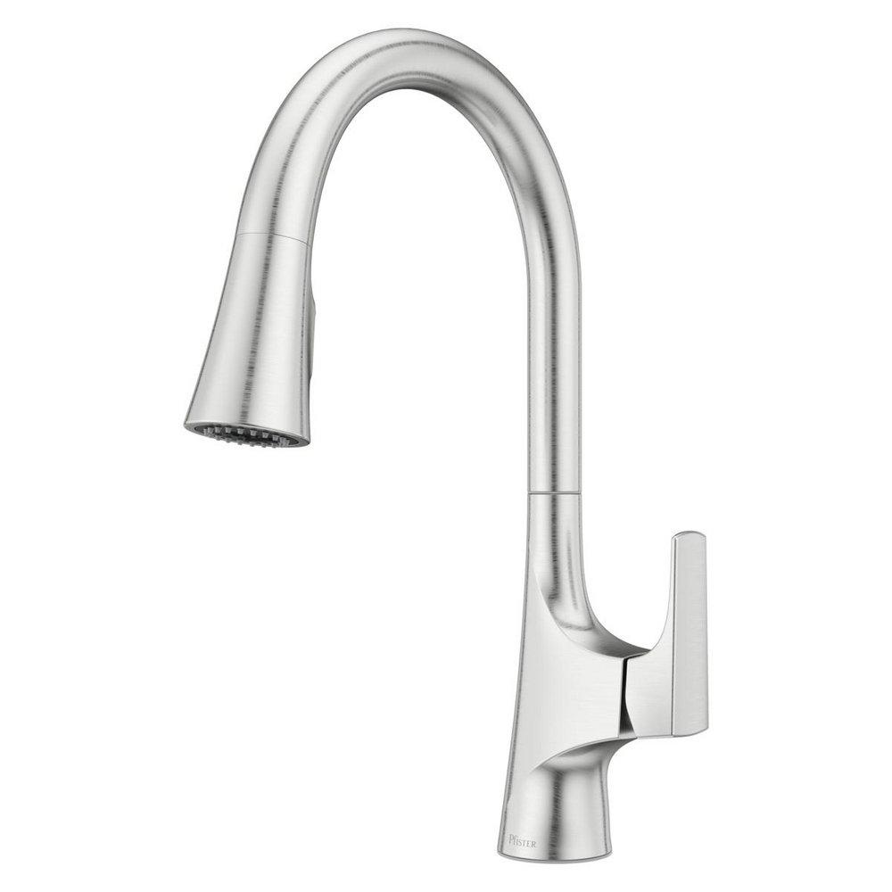 Pfister GT529-NRS Norden Single Handle Pull Down Kitchen Faucet Stainless Steel